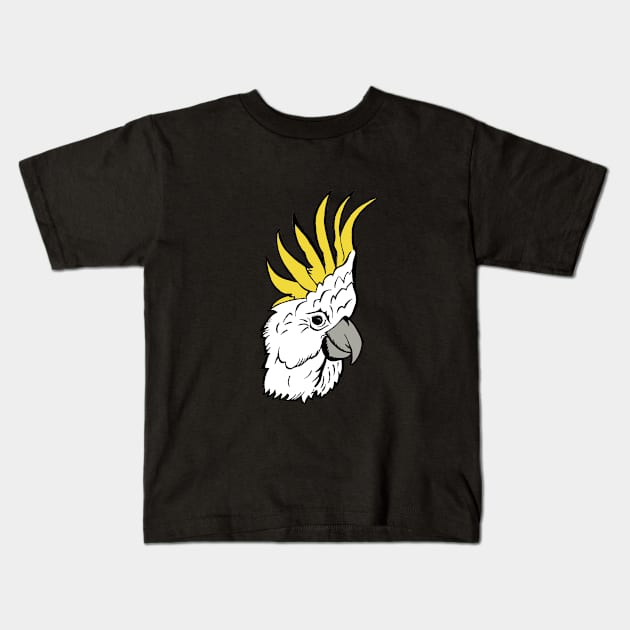 Cockatoo Kids T-Shirt by francesrosey